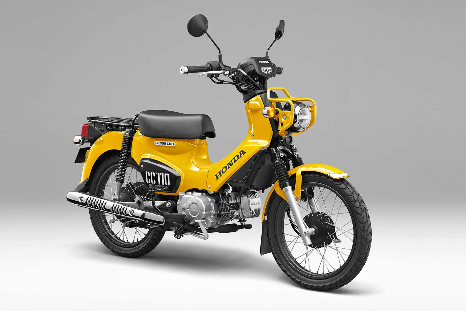 本次改款造型起源自1961 年的首款越野小狼HONDA Trail 50 "Hunter Cub"，這台被稱作是世界上第一輛兩用車，背後誕生的原因非常有趣